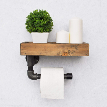 Preview: WC-Papierhalter mit Ablage